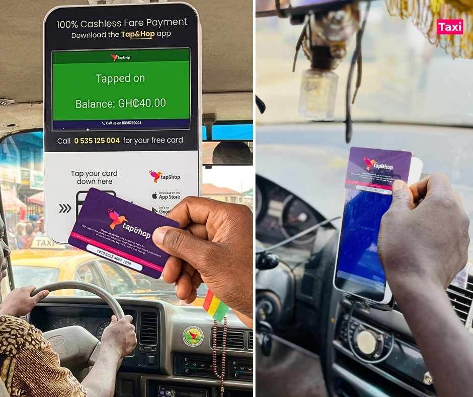 Tap your card on the reader when boarding